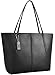 Tote Handbags,COOFIT Fashion Purses and Handbags for Women PU Leather Purse Tote Bag Black