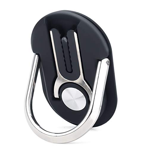 Multipurpose Phone Bracket Phone Ring Holder Air Vent Mount 2 in 1 Multipurpose Mobile Phone Bracket 360° Rotation Ring Grip for Car Home, Multiple-Angle Car Phone Mount