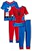 Marvel Boys' Superhero 4-Piece Cotton Pajama Set
