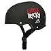 Triple Eight Little Tricky Dual Certified Sweatsaver Kids Skateboard and Bike Helmet, Black Rubber , X-Small