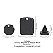 odbo Universal Magnetic Air Vent Car Mount Holder Clip for iPhone Android Smartphones, (Jet Black)