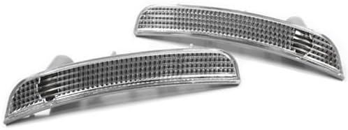 CPW (tm) FIAT 500 FRONT BUMPER SIDE MARKER LIGHTS - CLEAR