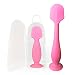Baby Bum Brush, Original Diaper Rash Cream Applicator, Soft Flexible Silicone Brush, Unique Gift + Mini Diaper Rash Cream Applicator with Travel Case, [Pink + Pink]