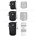 Neoprene Stretchy Wrap Sleeve Case For Canon EOS Rebel T5i, T5, T4i, SL1, T3i, T3, EOS M DSLR, Nikon Df, D5500, D5200, D5300, D3400, D3300, D5100, D3200, D3100 DSLR + Bonus 3 Pack Neoprene Soft DSLR Lens Pouch Cases