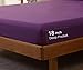 SONORO KATE Bed Sheet Set Super Soft Microfiber 1800 Thread Count Luxury Egyptian Sheets 16-Inch Deep Pocket Wrinkle and Hypoallergenic-4 Piece(King Purple)