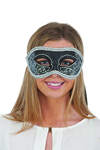 Jacobson Hat Company Women's Mask with Silver Glitter