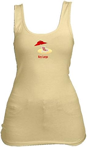 Key Largo, Florida Beach Chair - Women's Tank Top (2X-Large, Banana Cream)
