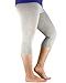 Passionate Adventure Premium Soft Light Comfy Fit Bamboo Capri Pants Under Dress Leggings for Women Regular and Plus Size Grey 4XL (US Size XL)