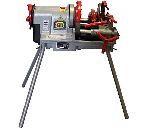 Electric Pipe Threading Machine (1/2" - 2" NPT) Self Opening Die Head 1500W P50C - Thumbnail 5