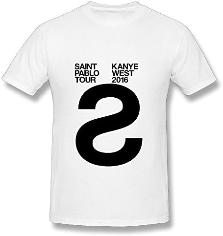Adult Kanye West Saint Pablo Tour 2016 T Shirt White