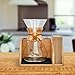 Mazonia Caddy for Chemex Coffeemaker – Luxurious Bamboo Wood Coffee Maker Tray With Filter Holder, Silicone Heat Pad & Black Dishwasher Safe Drying Mat – Decorative Pour Over Coffee Maker Stand