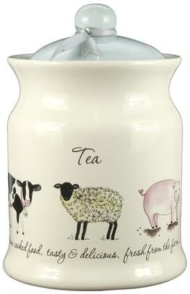 animal tea coffee sugar jars