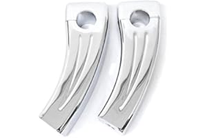 Krator Custom Chrome Motorcycle 1" Handlebar 4.5" Risers Compatible with Yamaha V-Star Vstar V Star XVS 1100 Custom
