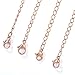 ZX Jewelry Stainless Steel Necklace Bracelet Extender Chain Set 8 Pcs 2