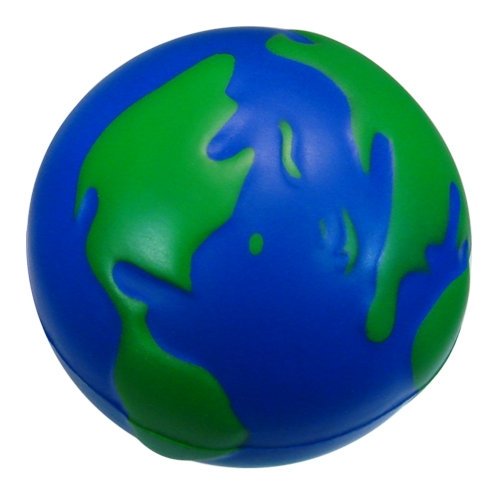 Earth squeeze stress ball