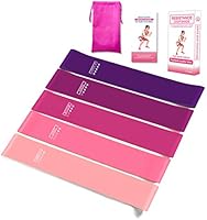 PUBAMALL Bandas de Resistencia de Ejercicio – Conjunto de 5, 12 Pulgadas Bandas de Entrenamiento – Mejor para el...