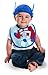 Disguise Costumes Drool Over Me Transformers Optimus Prime Infant Bib and Hat Accessory, Blue/Red, 0-6 Months