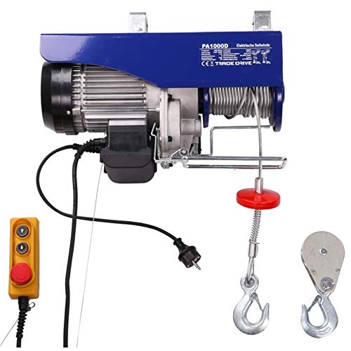 Pallit elektrische Seilwinde HOIST | 500 kg/12 m | 1000 kg/6 m | inkl. Fernbedienung mit 1,6 m Kabellänge | Seilzug elektrisch – Bild 7