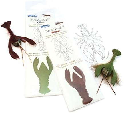 Fish Skull CrawBody - Medium - Brown - Fly Tying
