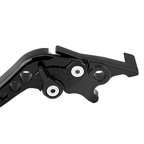 Keenso 1 para motorfiets-koppelingsremhendel, universele remhendel, dubbele schijf (zwart) - Image 7