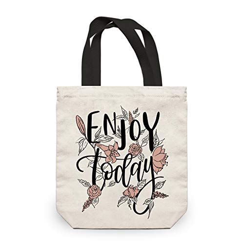 NymphFable Bolsa Lona Mujer Flores Letras Reutilizables Ecológicas Bolsas  para Comestibles Plegables Grande - Ecoloteca