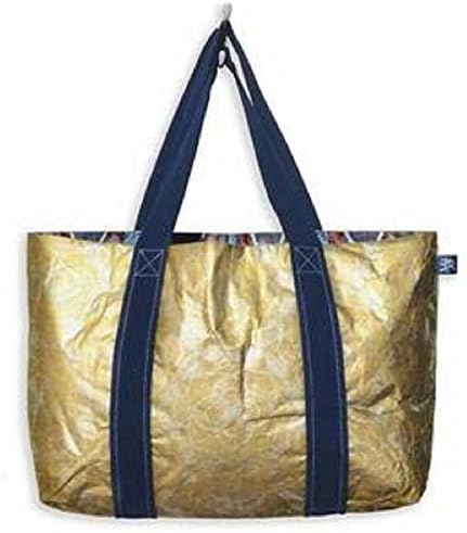 MIXT Studio Tyvek Travel REVERSIBLE Tote Bag Water Resistant Lightweight Beach Pool Shopping