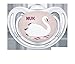 NUK Airflow Orthodontic Pacifier, Girl, 6-18 Months, 2-Pack