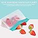 Reusable Sandwich Bags Food Packaging Food Grade Stand-Up Peva Reusable Food Storage Bags 8pcs Reusable Plastic Bags Frozen Broth Food Storage Bag(6pack 1 Storage Bag 3 Lunch Bags 4 Snack Bags)