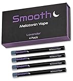 Smooth Melatonin Relax Vape for Better Sleep - All Natural, Vegan-Friendly Melatonin Inhalable Aromatherapy | Fall Asleep Faster, Wake Refreshed | Great Taste, No Calories, Nicotine Free (4 Pack)