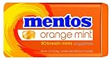 Mentos Sugar-Free Breath Mints, Orange Mint, 1.27 Ounce (Pack of 12)