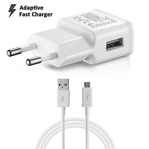 Datalact ™2 Amp Charger Compatible for Samsung Galaxy On8, Z2, On7,On Nxt,J7,On7 Pro,S7 Edge,J7 Prime,J5 Prime,J5 2016,J