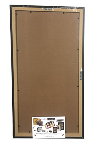 CreativePF [1122-14x24bk-b] Black Picture Frame With Black Matting Holds 11 by 22-inch Assorted Media - Thumbnail 6
