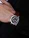 AMPM24 Fashion Men's Skeleton Automatic Mechanical Date Brown Leather Wrist Watch PMW044