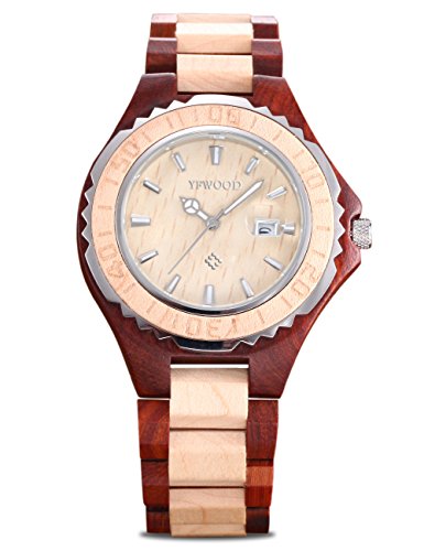 wooden mechanical watch
