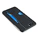 iPhone 7 Plus Card Case with by Dockem- Minimalist Synthetic Leather Wallet Case with Canvas Styling, Ultra Slim Professional Executive Snap On Cover with 1 Easy-Access Card Holder Slots
