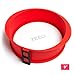 Teeo 2-Pack - Springform Pan 9 inch Nonstick - 7 inch Cake Pan - Round Cheese Cake Pans Set - Removable Ring Tempered Glass Bottom, Leak Proof BPA-Free Non-Toxic - 7” Yellow & 9” Red