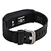 WITHit French Bull Designer Sleeve Compatible with Fitbit Charge/Fitbit Charge HR - Band Cover - Vines Black/White