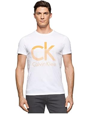 Calvin Klein Mens Ck Logo Graphic T-Shirt