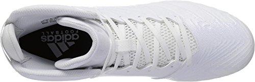 adidas Originals Men's Freak X Carbon Mid Football Shoe, White/White/White, 11 Medium US
