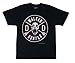 Walking Dead Daryl Dixon Wings and Walker Patch Two Sides Adult Black T-shirt