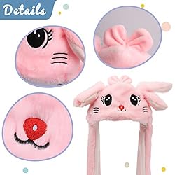 Hopearl Kitty Hat with Ears Moving Jumping Pop Up