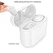 True Wireless Earbuds,Bluetooth Mini in Ear Headphones Kelodo Running Headset Built-in Mic Hands-free Stereo Earphones with Charging Case for Android and iPhone White