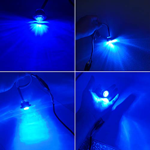 Luz LED Marina DONGKER – 2 Unidades, Rojo Y Verde, Impermeable IP68, 12V/24V, Para Barcos Y Kayaks