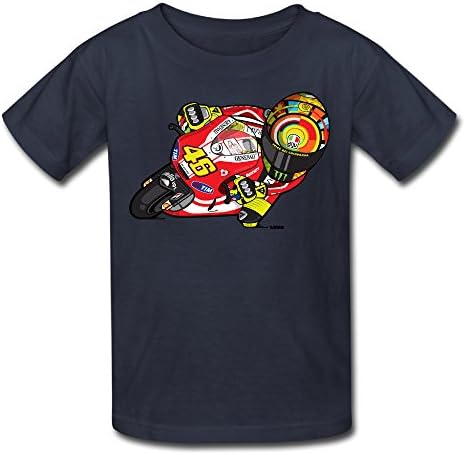 WOOBE Teen Moto GP Valentino Rossi 46 T Shirts For Boys / Girls
