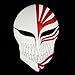 Halloween Cosplay Mask Fancy Dress Cosplay Bleach Kurosaki Ichigo Mask - (Red)
