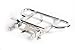 XFR - Extreme Fabrication Aluminum Cooler Rack Grab Bar Yamaha Banshee 350 (1987-2006) Silver