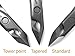GERMANIKURE Tapered Professional Cuticle Trimmer - 3/4 Full Jaw Nipper - Ethically Made in Germany - FINOX Stainless Steel Sharp Cuticle Remover in Leather Case – Manicure Tool, r157, 7mm