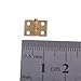 12pcs Cabinet Closet Mini Hinge for 1/12 Dollhouse Miniature Furniture - Golden