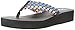 Skechers Cali Women's Vinyassa-Beweave It Flip Flop,Black/Multi Weave,7 B US