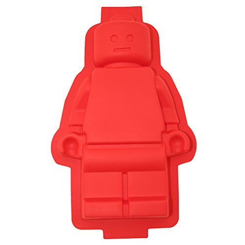 Sago Brothers Large Robot Chocolate Mold, 100% Silicone Mold for Lego Lovers - Thumbnail 4